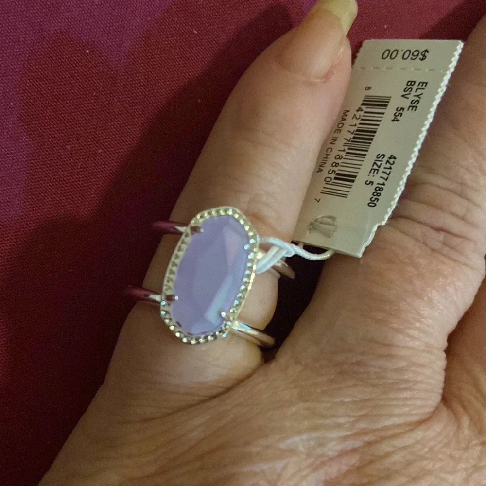 Kendra Scott Elyse Double Banded Ring NWT